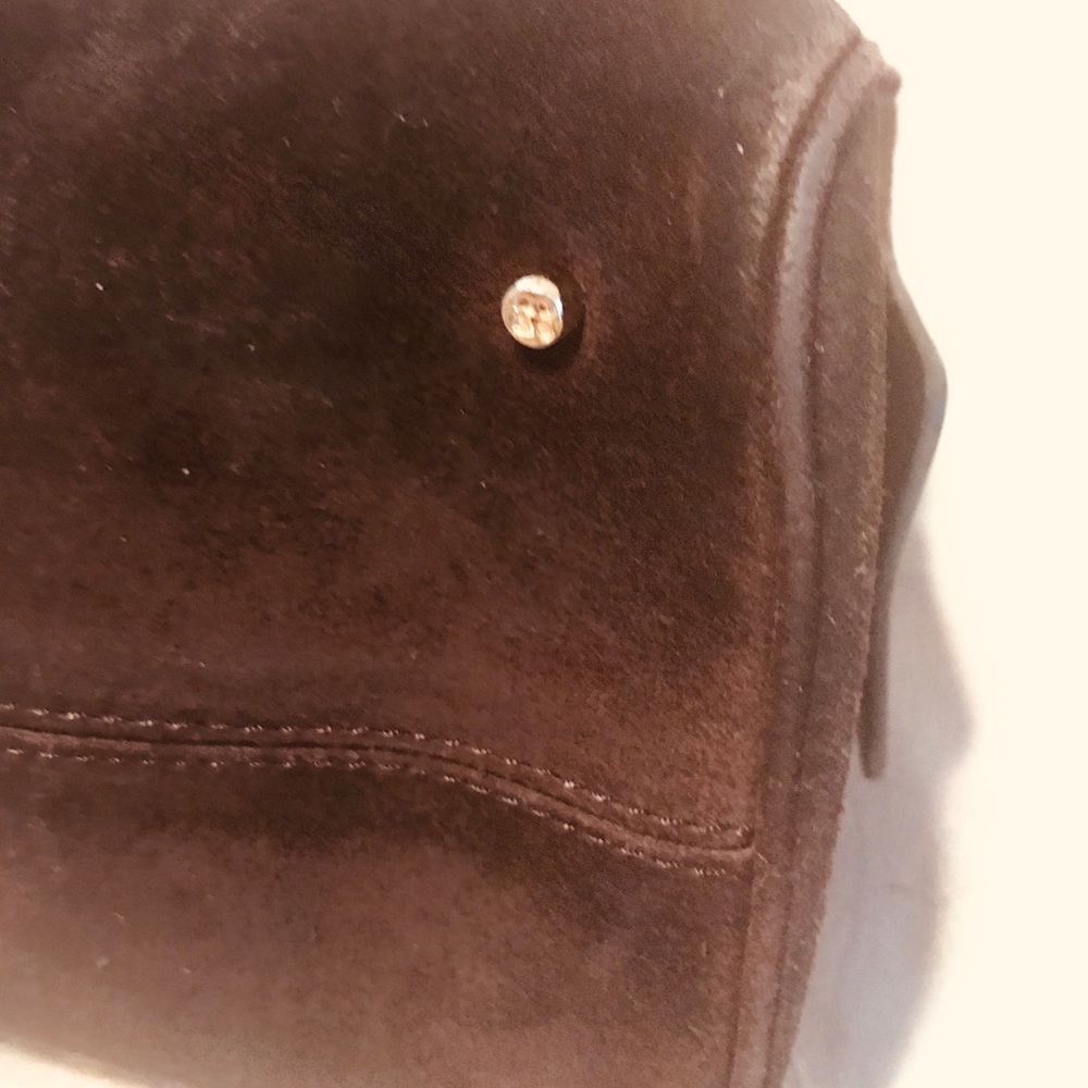 KATE SPADE CHOCOLATE SUEDE PURSE - Picture 7 of 8